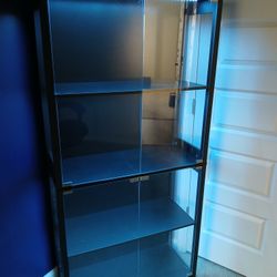Lighted Glass cabinet