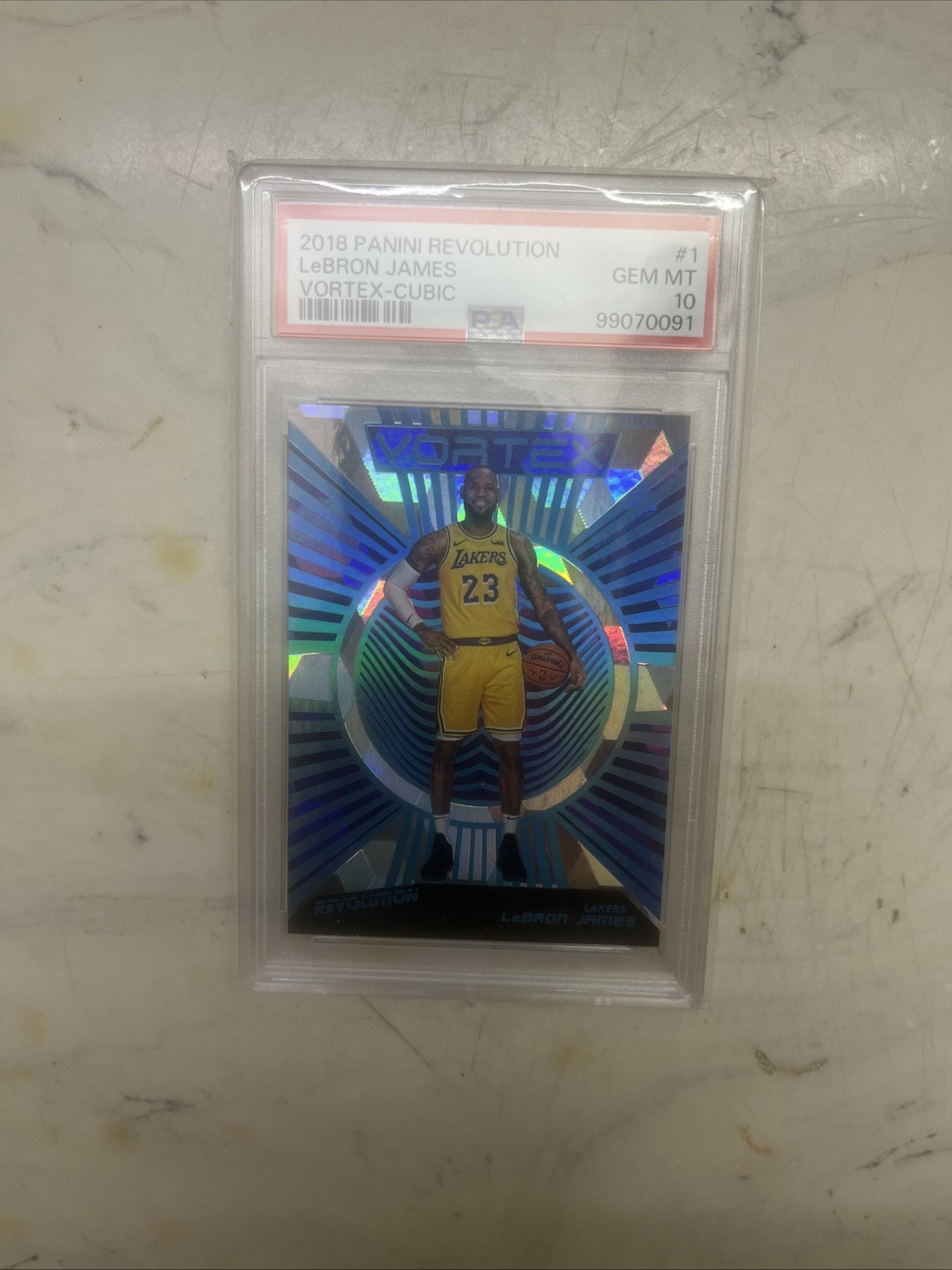 2018 LeBron James Revolution Vortex Cubic #1 41/50