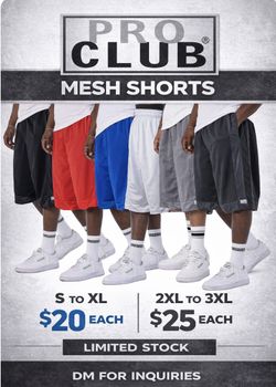 Pro Club Mesh Shorts