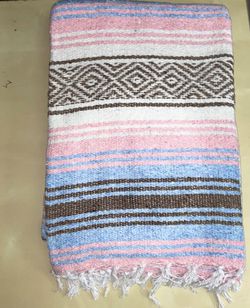 Brand New Mexican Blanket (sarapes)  Thumbnail