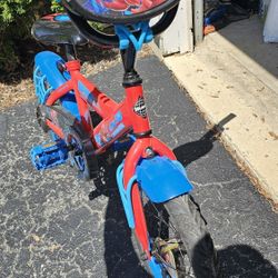 Kids Spiderman Bike