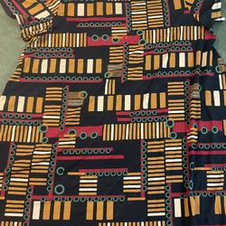lularoe beautiful multicolored dress 2xl-never worn