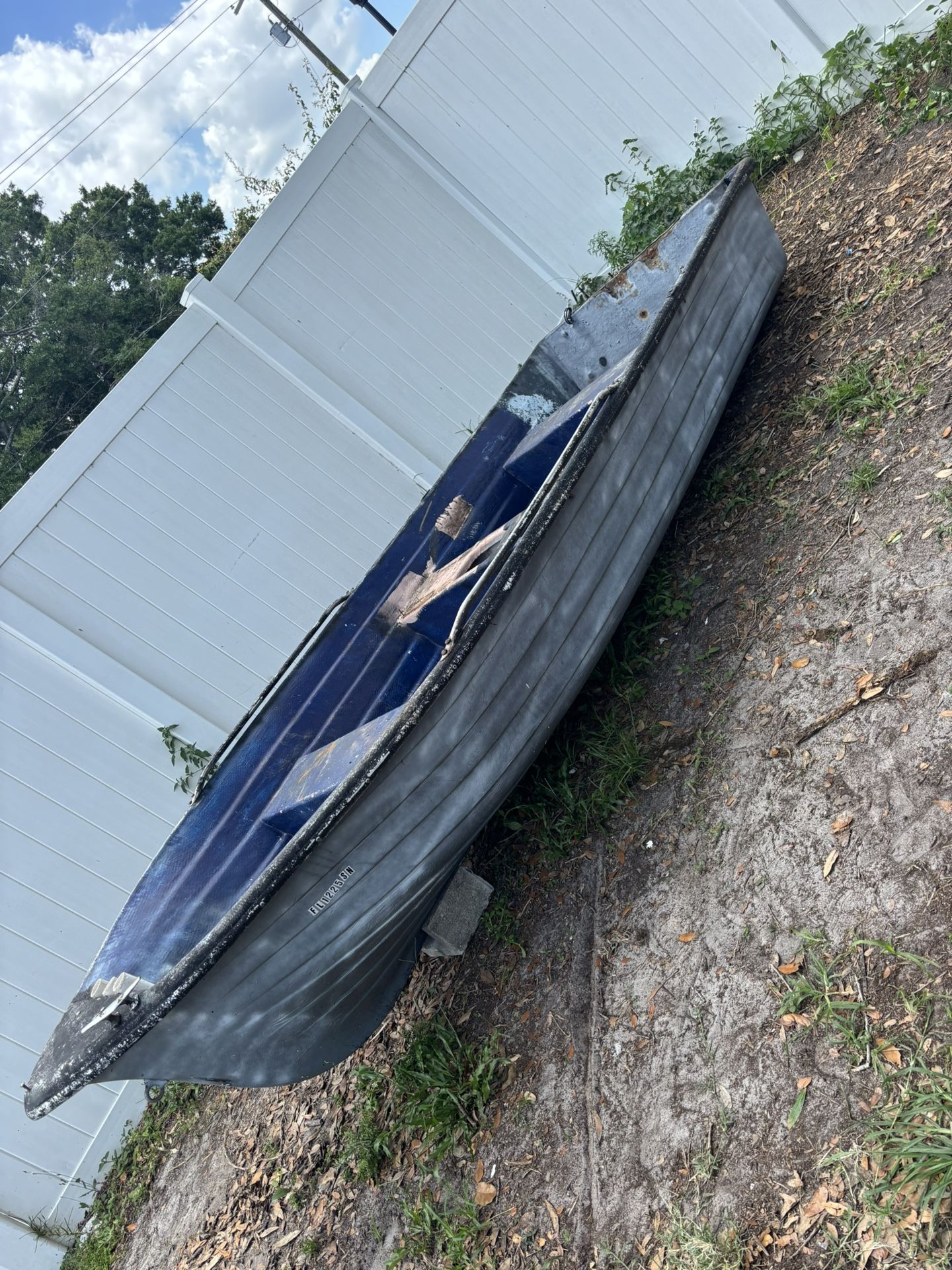 14ft Fiberglass Jon Boat/Skiff