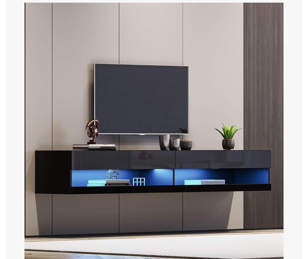 Floating Stand, Wall Mounted TV Console 