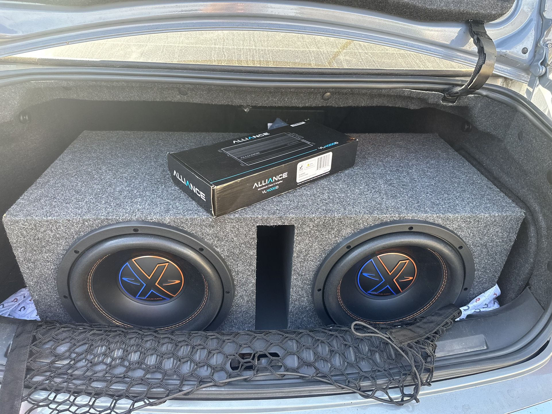 2 12 Inch Subs Quantum Audio Brand New Never Been Used No Amp