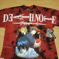 💯 PREMIUM HEAVYWEIGHT SOLD OUT DEATHNOTE x CIVILREGIME  TEE SHIRT SIZE MEDIUM OVERSIZE
