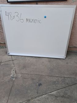 48x36 Magnetic Whiteboard with Aluminum Frame 48x36