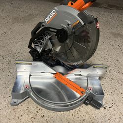 Ridgid 12in Miter Saw Double Bevel 