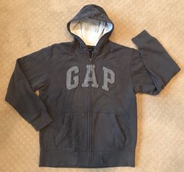 GAP gray logo sweatshirt hoodie boys XXL 14/16
