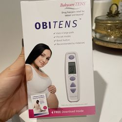 BRAND NEW  unopened OBI TENS Unit, Birth Bag Must Have