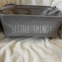 Gray Fabric Bin
