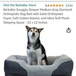 Barksbar Orthopedic Dog Bed-NEW