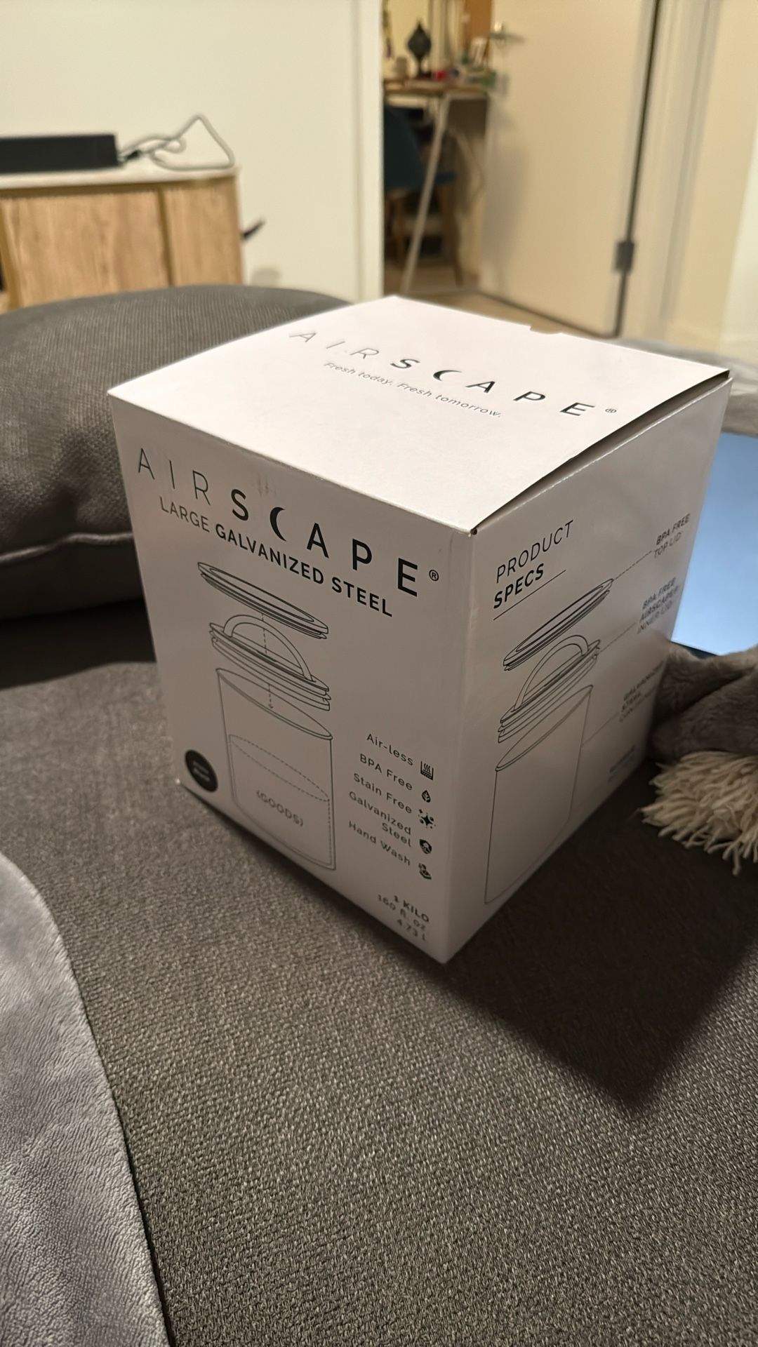 Airscape Large Airless Canister For Coffee Storage