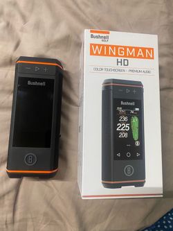 Bushnell wingman HD touch screen Bluetooth portable speaker