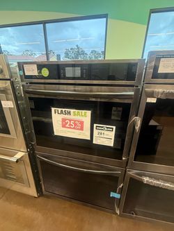 Frigidaire dark Stainless Steel Double Wall Oven