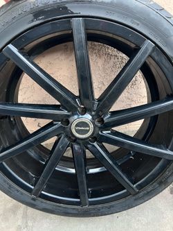 22 inch rims with 265 /40/22 tires