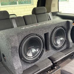 2 12 inch kenwood excelon subwoofers 1000watt rms 
