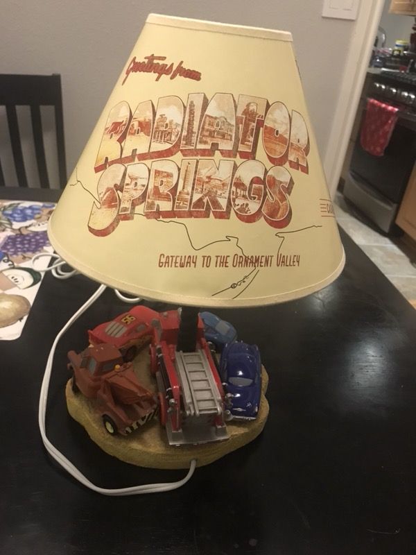 Disney Cars Radiator Springs Lamp