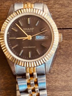 Sharp Quartz Water Resistant Watch