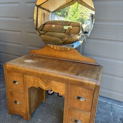 Antique Dresser With Mirror