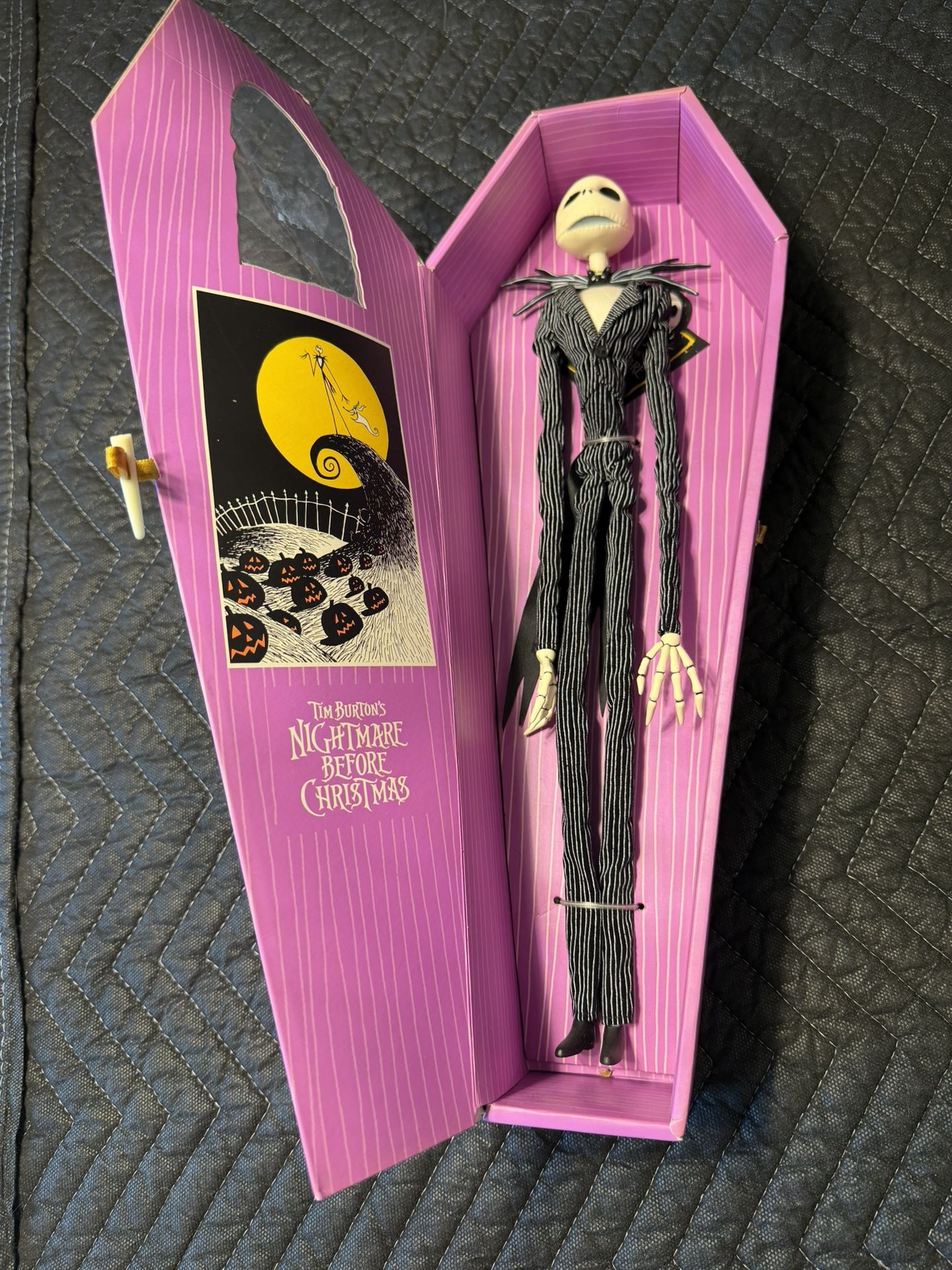 Nightmare Before Christmas Jack Skellington Coffin Doll – Jun Planning – Rare