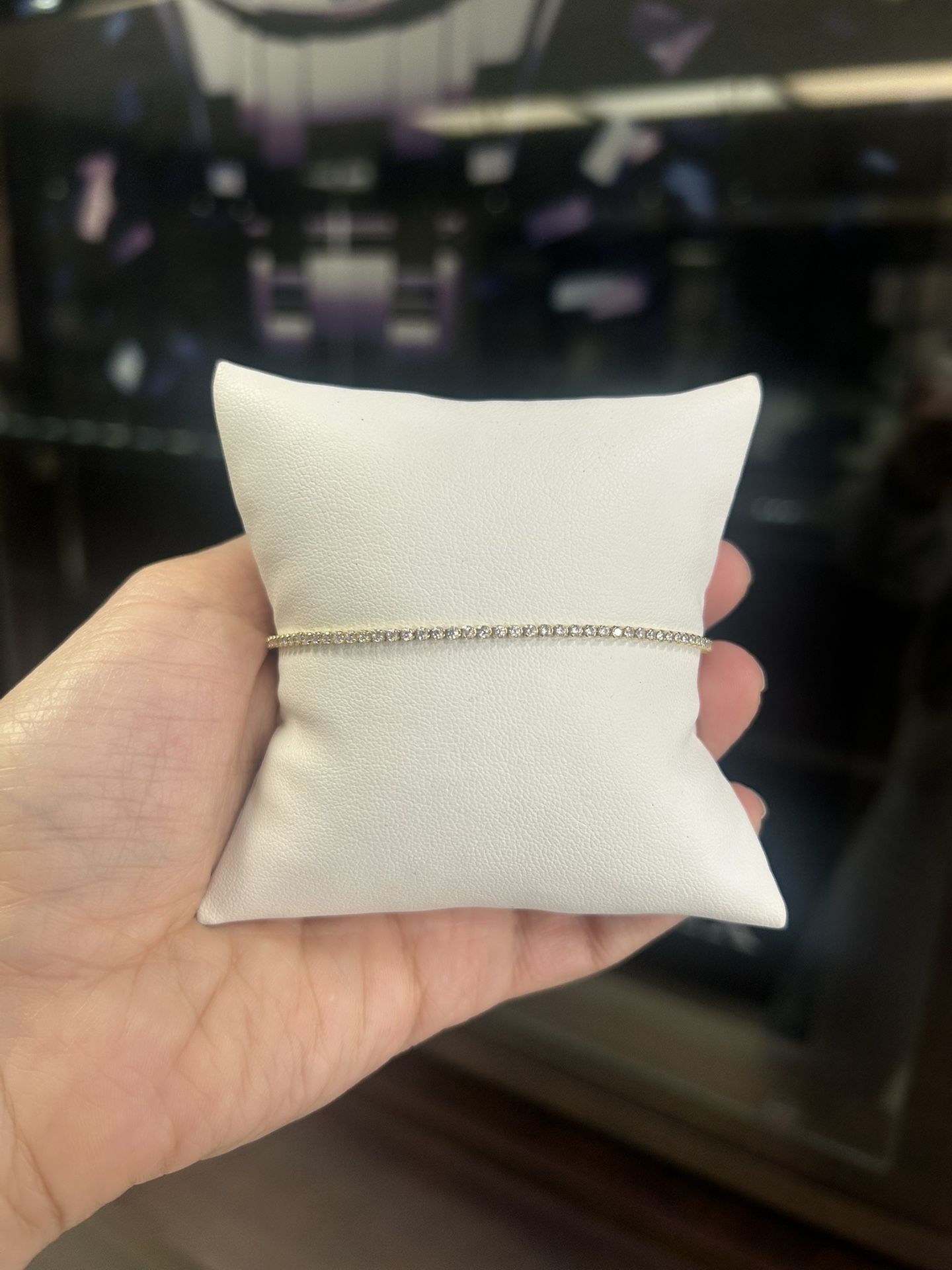 Bracelet Yellow Gold 14k. Tennis