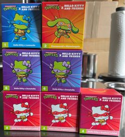 McDonald’s Hello Kitty x Teenage Mutant Ninja Turtles Happy Meal Toys
