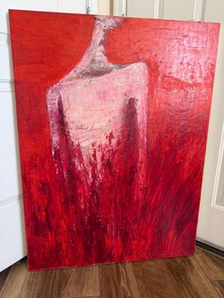 One of a kind abstract canvas painting