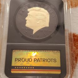 "Proud Patriots" Donald Trump commemorative medallion/coin, not real currency