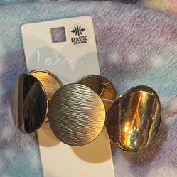 I Am - Elastic Gold Bracelet