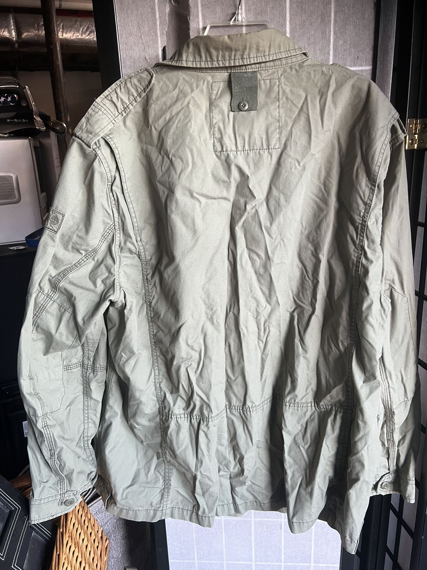 Timberland Army Green Color Jacket XXL