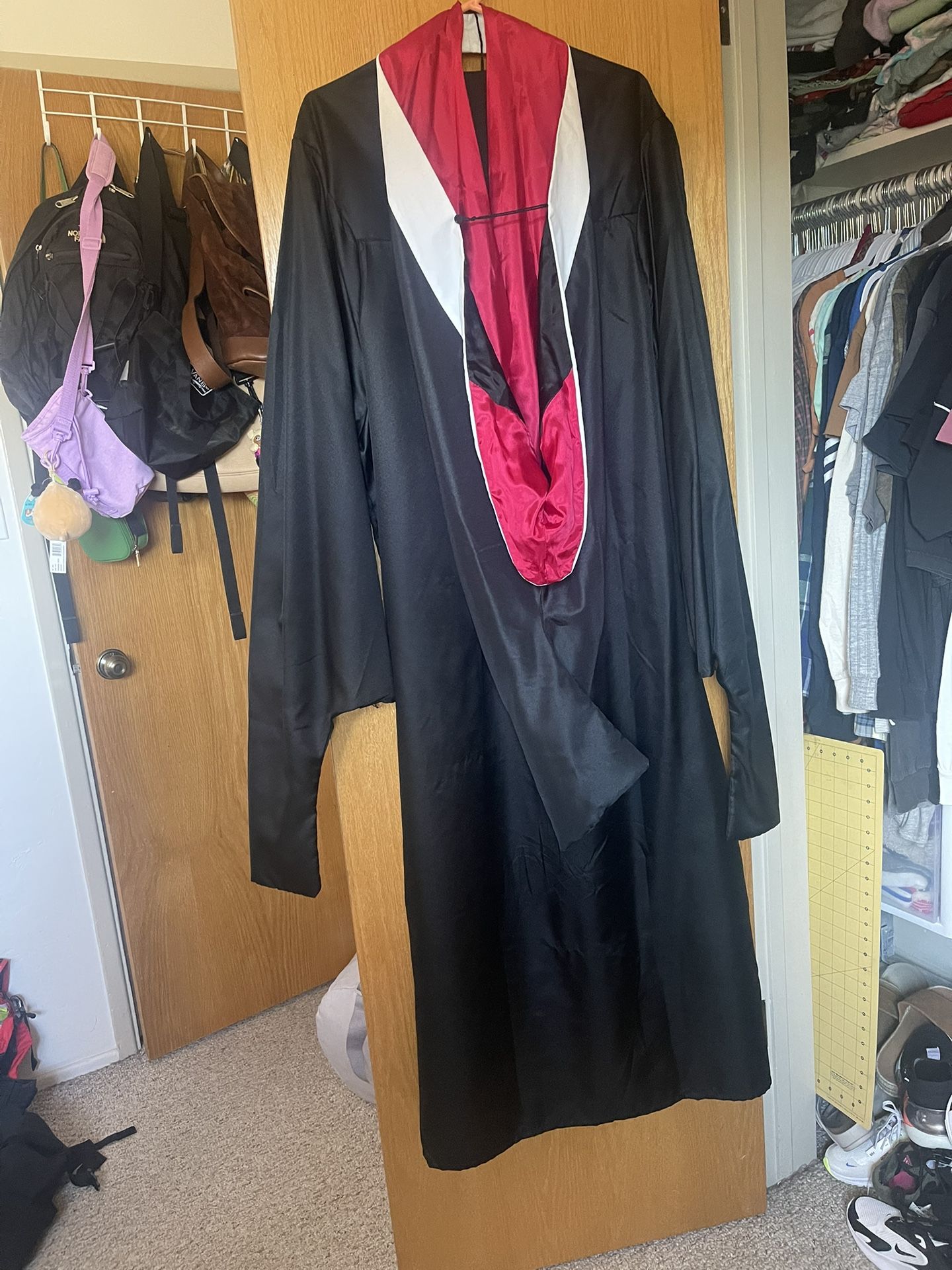 San Diego State University SDSU Graduation Master Gown & Hood