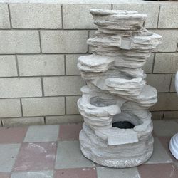 New Water Fountain Made Out Of Cement Perfect Gift 