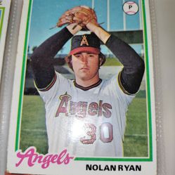 1978 Topps Baseball Card P Angels Nolan Ryan 