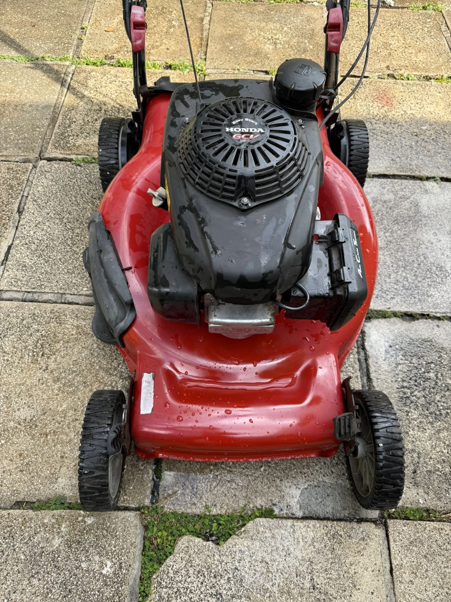 Lawn Mower Craftsman With Honda Engine Excellent Condition Rear Wheel Drive Self Propelled Work Perfect