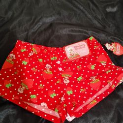 2 Strawberry Shortcake Pajamas Shorts - New