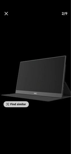 HKC V16 15.6" Portable Monitor, Full HD 1080P IPS Display, Type-C & HDMI Connectivity, Ultra-Slim Space Gray Screen with Dual Speakers, 250cd/m² Brigh