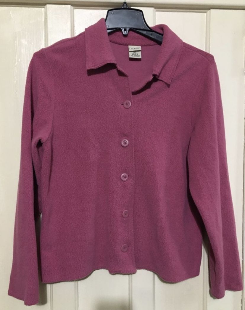 L.L.Bean Women’s Fleece Jacket Size Large