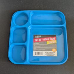 Cooking Concepts Blue Lunch Tray 5 Compartments 