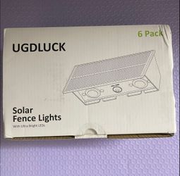 solar fence lights