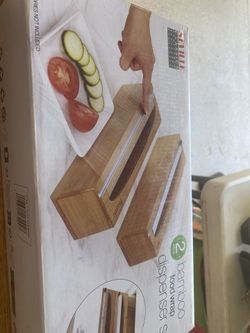 Bamboo Food Wrap Dispenser