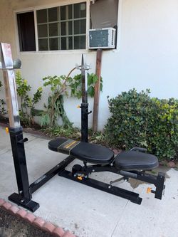 Powertec work out bench