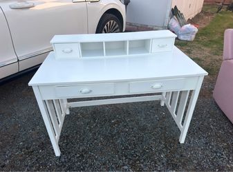 White desk