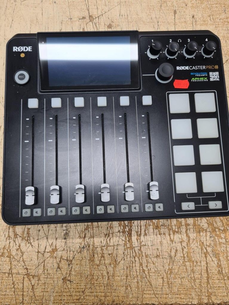Rode RODECaster Pro II Integrated Audio Production Studio Bundle with 4x Zoom ZDM-1 Podcast Mic Pack and 32GB microSDHC Memory Card