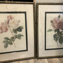 Two Jon Pierre Rose Paintings $200 For Both 