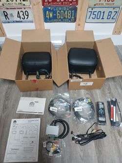 2010 Dodge Ram Headreast Monitor w/DVD Media Set Original mopar