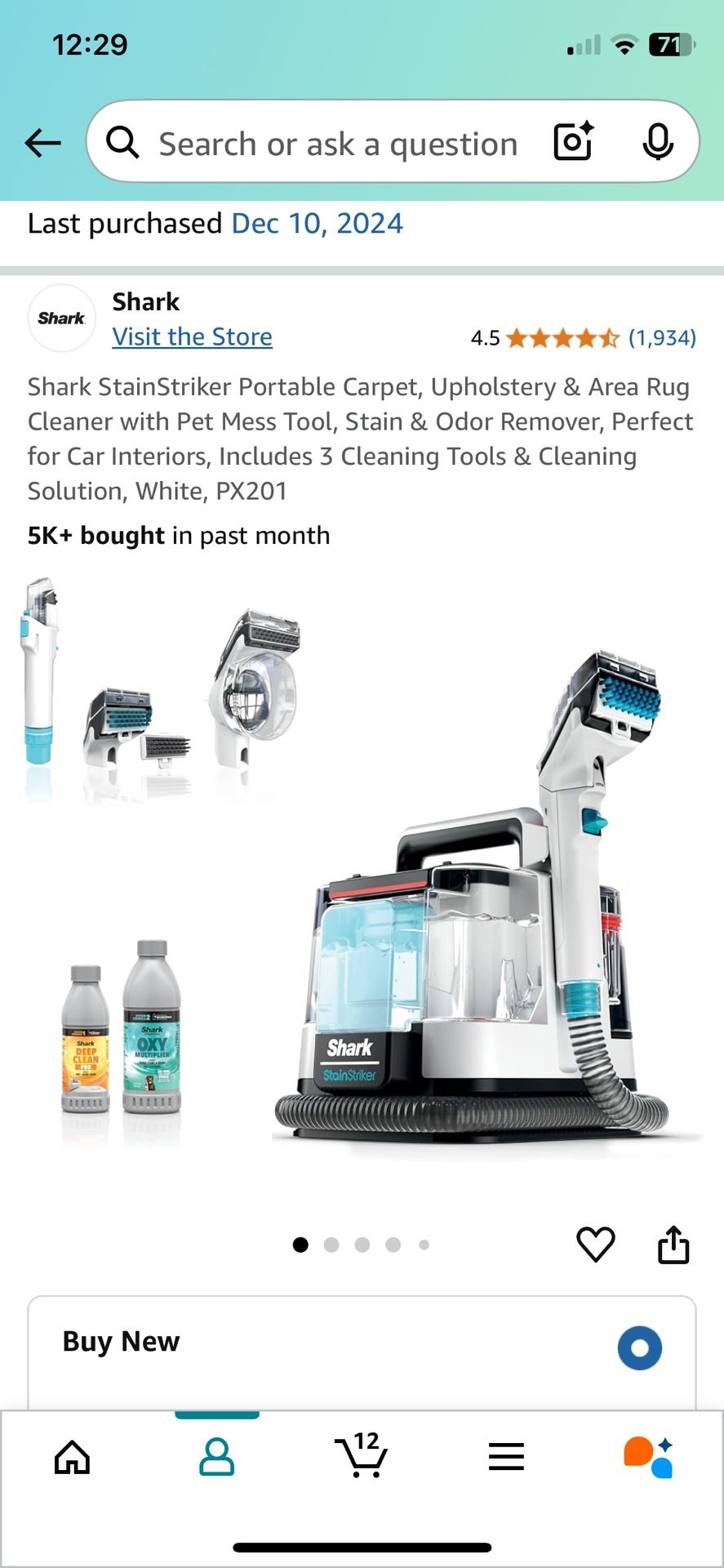 Shark StainStriker Portable Cleaner