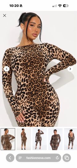 leapord print jumpsuit