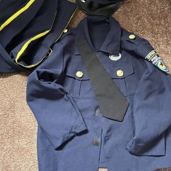 Police Officer Costume Size 9 
