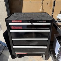 Used Toolbox Husky - 4 Drawers - With Lock 